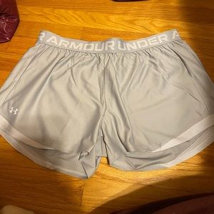 BNTW Under Armor grey shorts size large